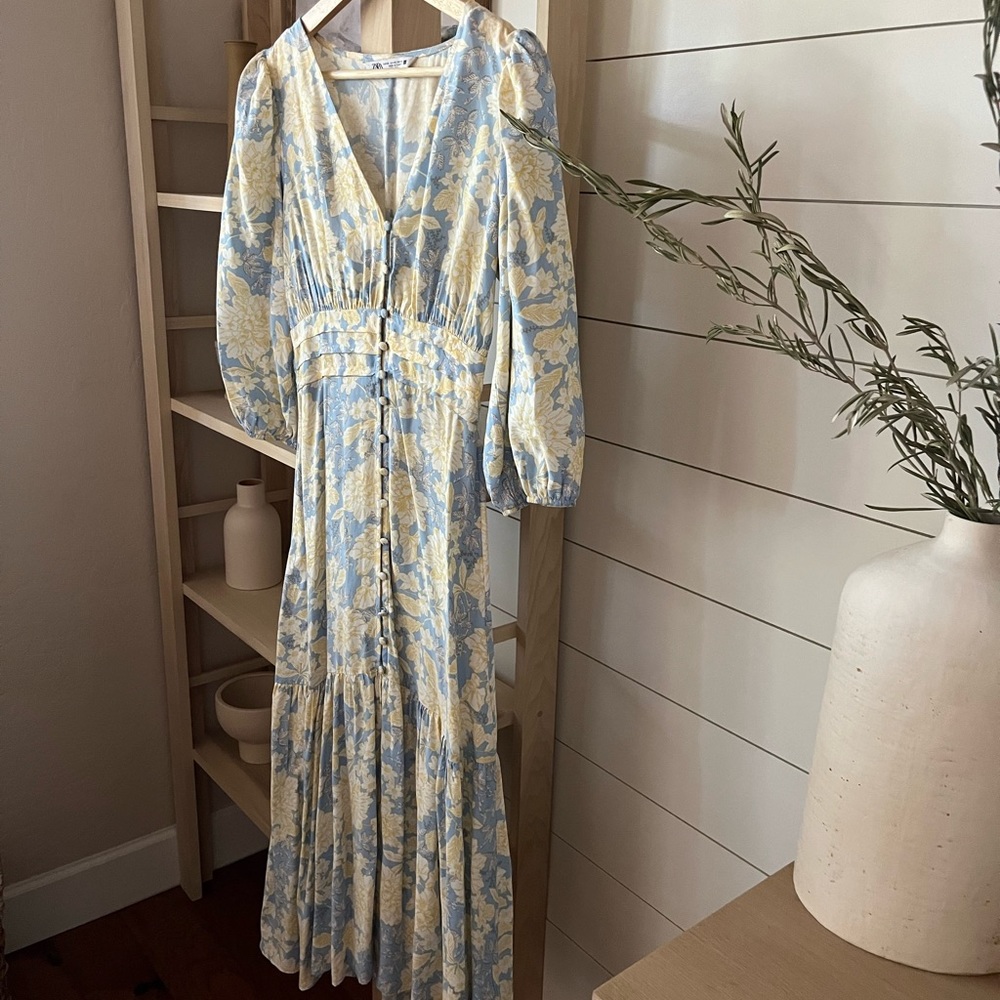 Zara Midi Button Down Dress